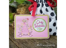 Stickdatei ITH - Mug Rug Wichtel